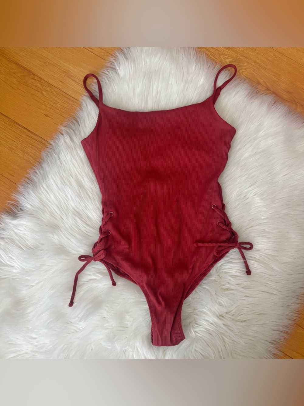 Aerie Ribbed One Piece Bathing Suit